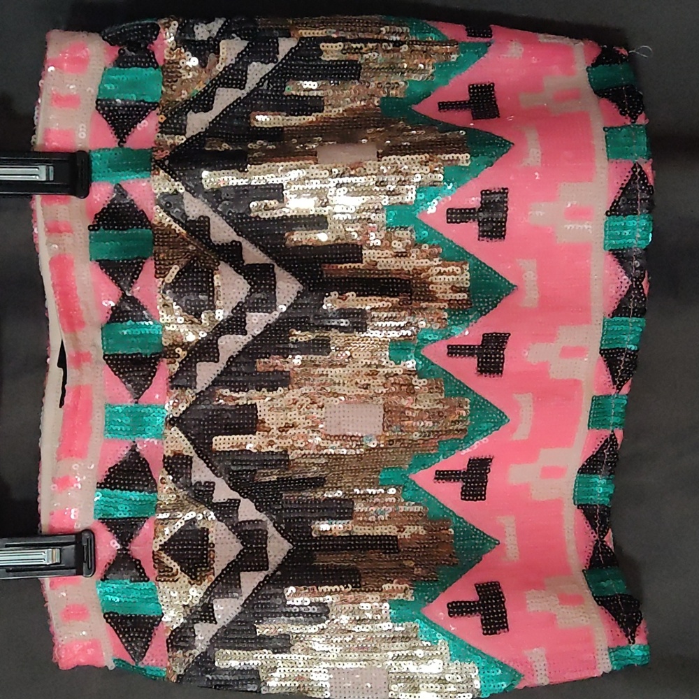 English Rose Tribal Mini Skirt
